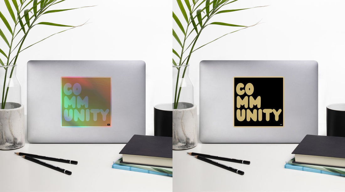 More New Year's Inspired Community Stickers in the Shop!