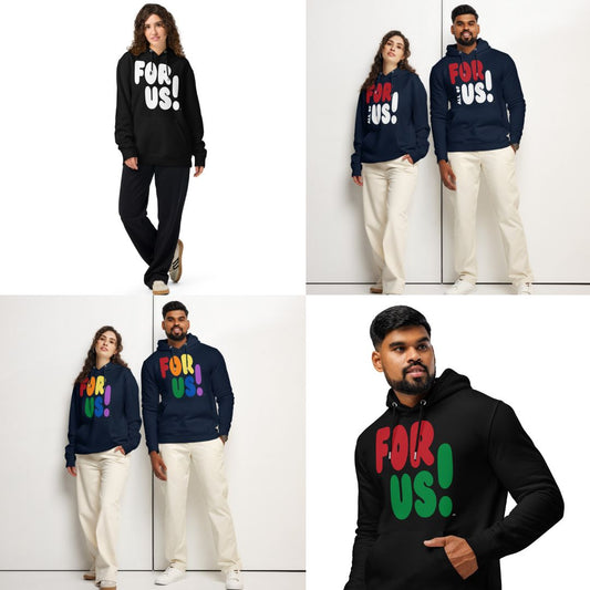 For Us Premium Unisex Hoodies now in the Shop!