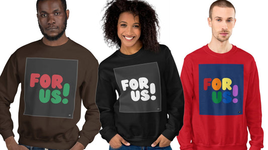 The For Us Unisex Crew Neck Sweatshirts - From the APWT Gift Shop