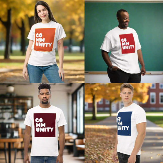 Fall Community Unisex T-Shirts in the Shop!