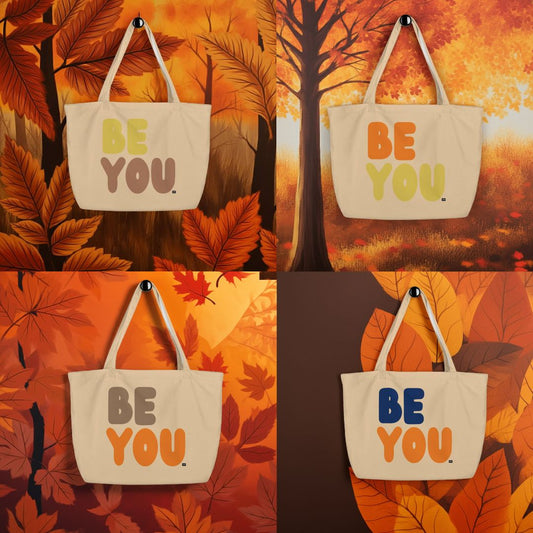 Fall Be You Tote Bags are now in the Shop!