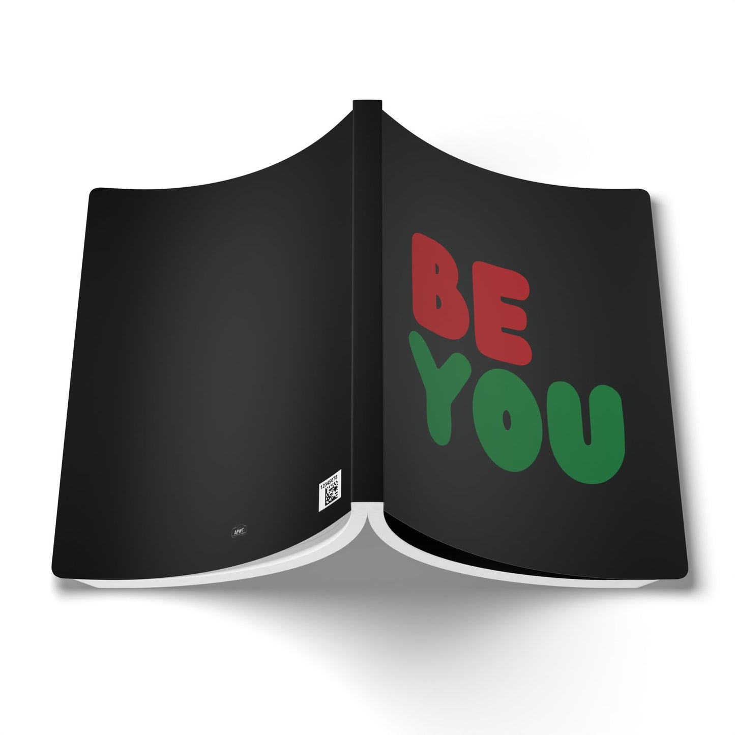 The outside of The Be You in Black Soft Cover Journal
(200 Pages) - The APWT Gift Shop