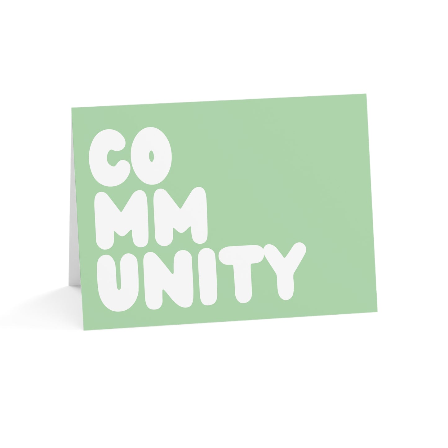 A Community in Mint Green Card Set - Available in 2 Sizes