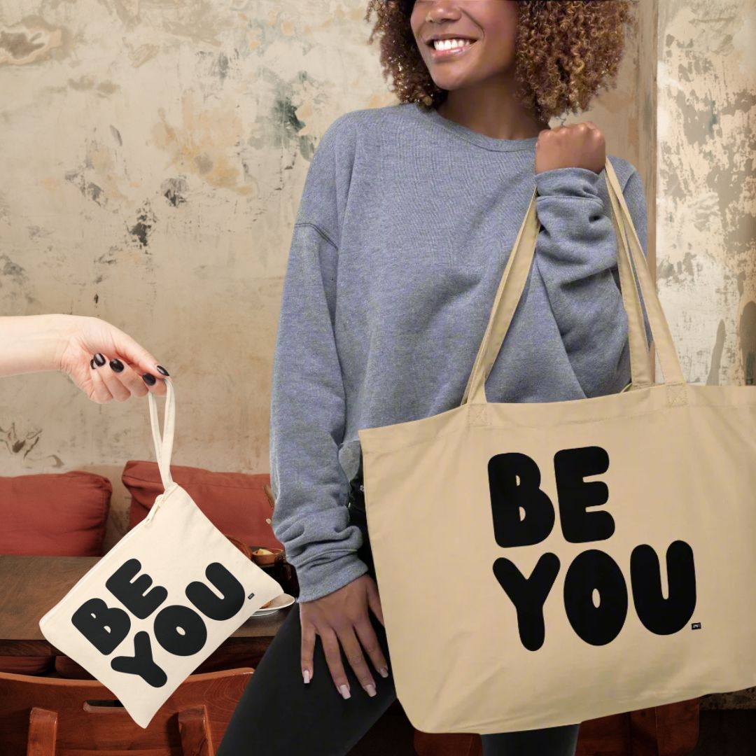 Be You in Black Small All-Purpose Accessories Pouch