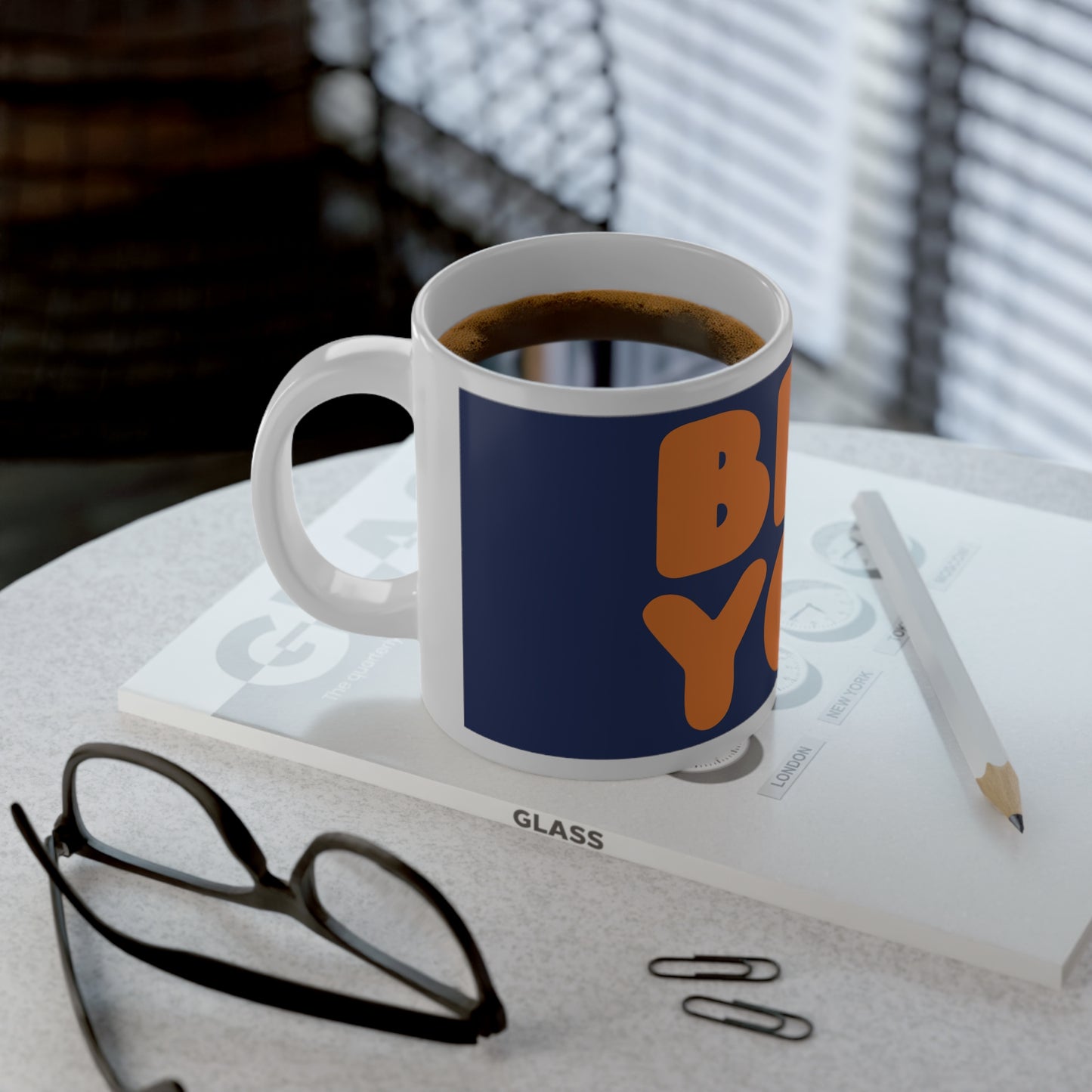 Be You in Blue and Orange Jumbo Mug - 20oz Mug