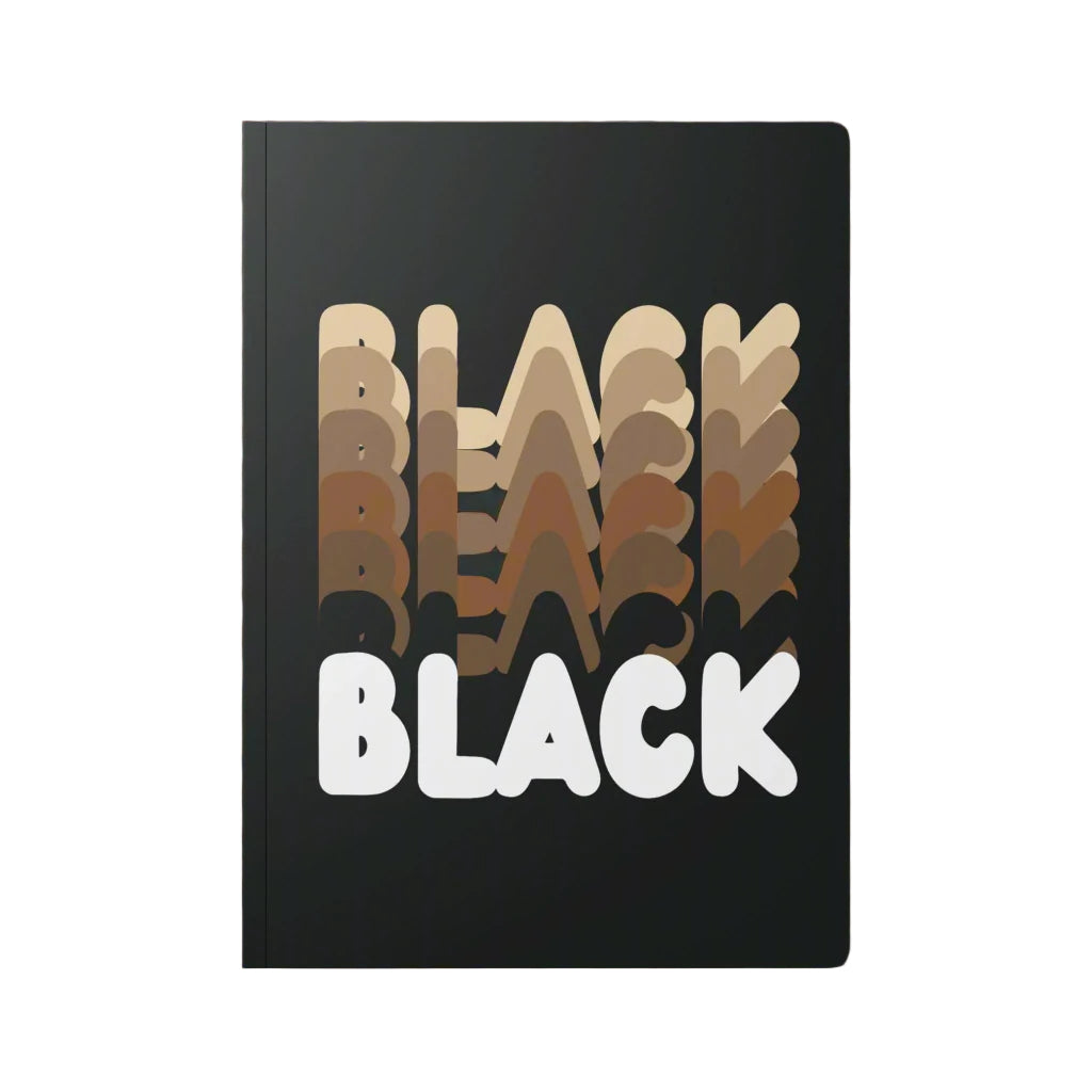The inside front cover of the Shades in Black Soft Cover Journal (200 Pages) - The APWT Gift Shop
