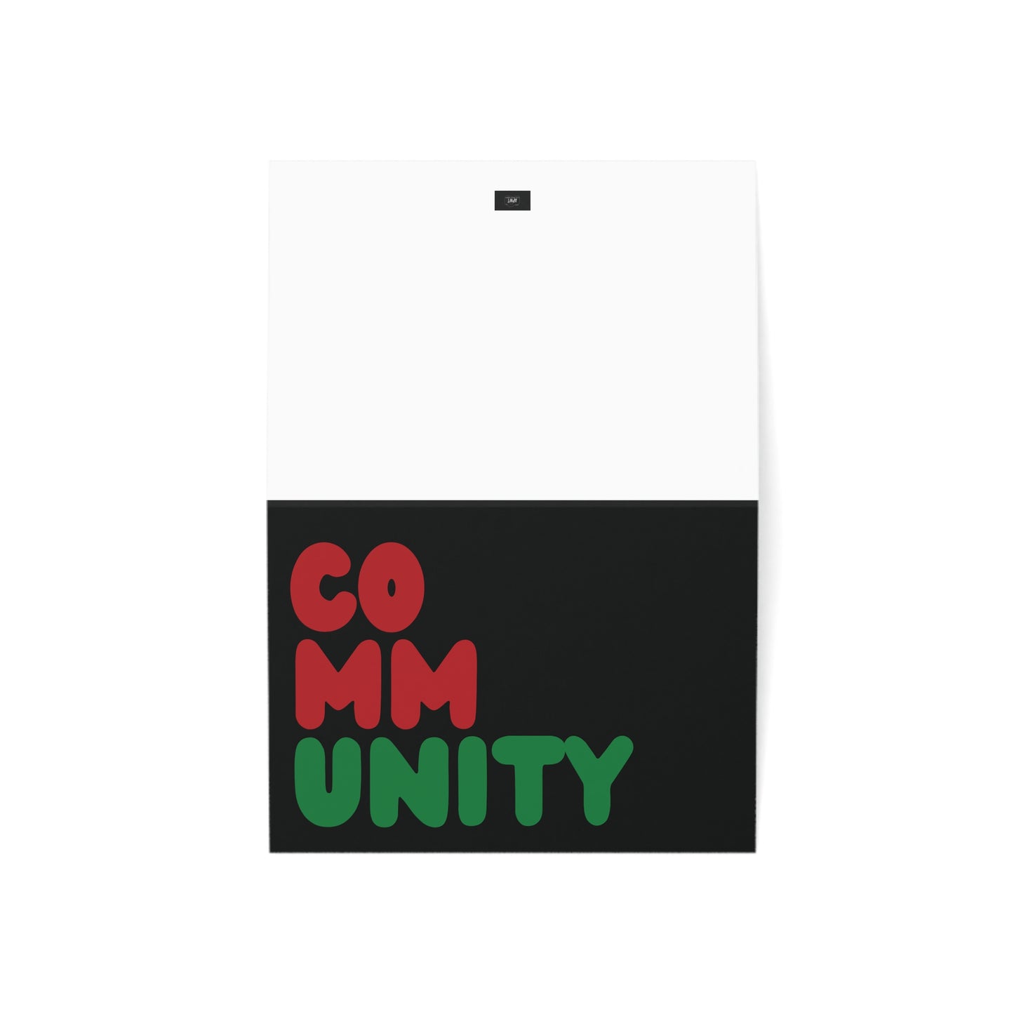 Black Community Card Set - Available in 2 Sizes