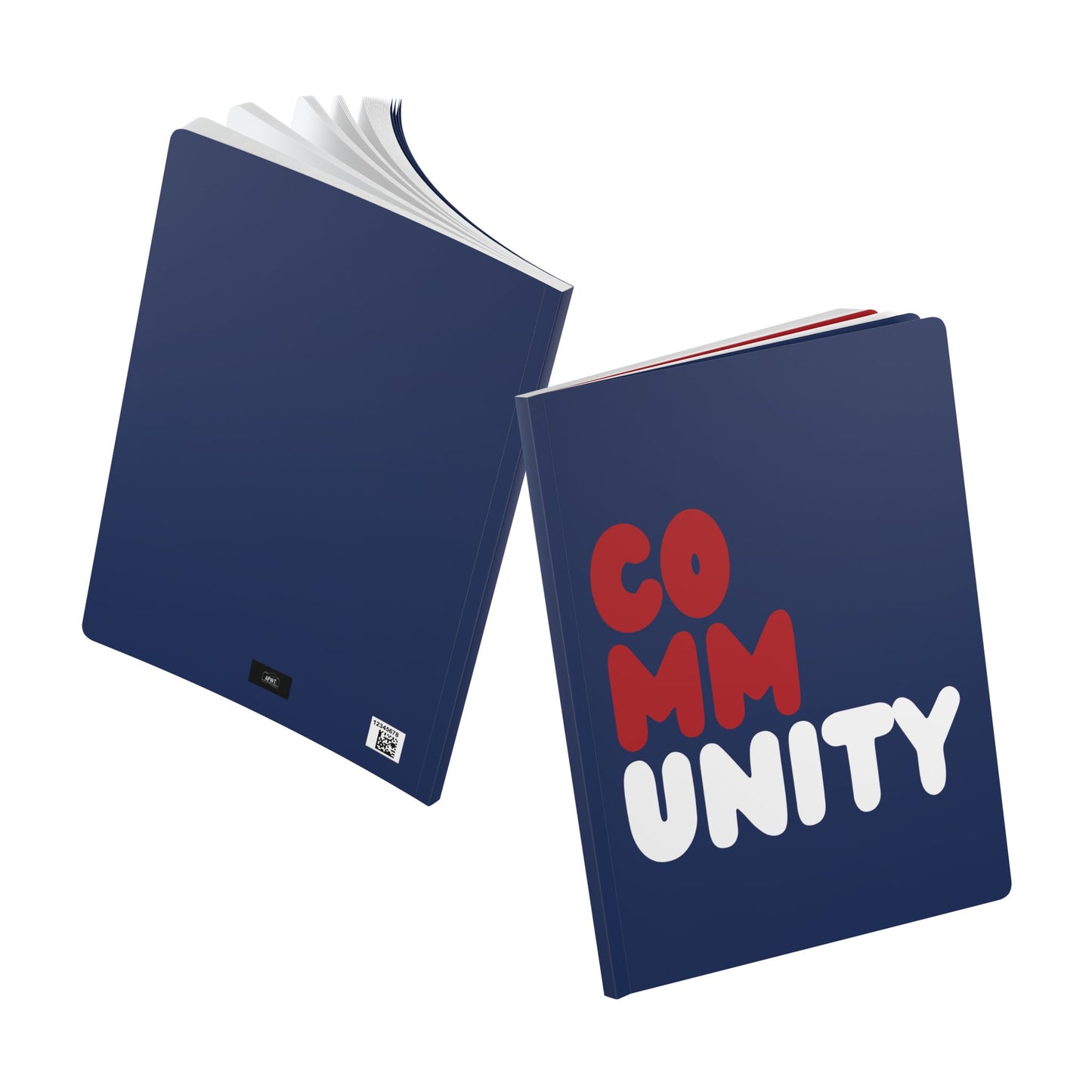 The front and back of the Community Fracture Soft Cover Journal (100 Pages) - The APWT Gift Shop