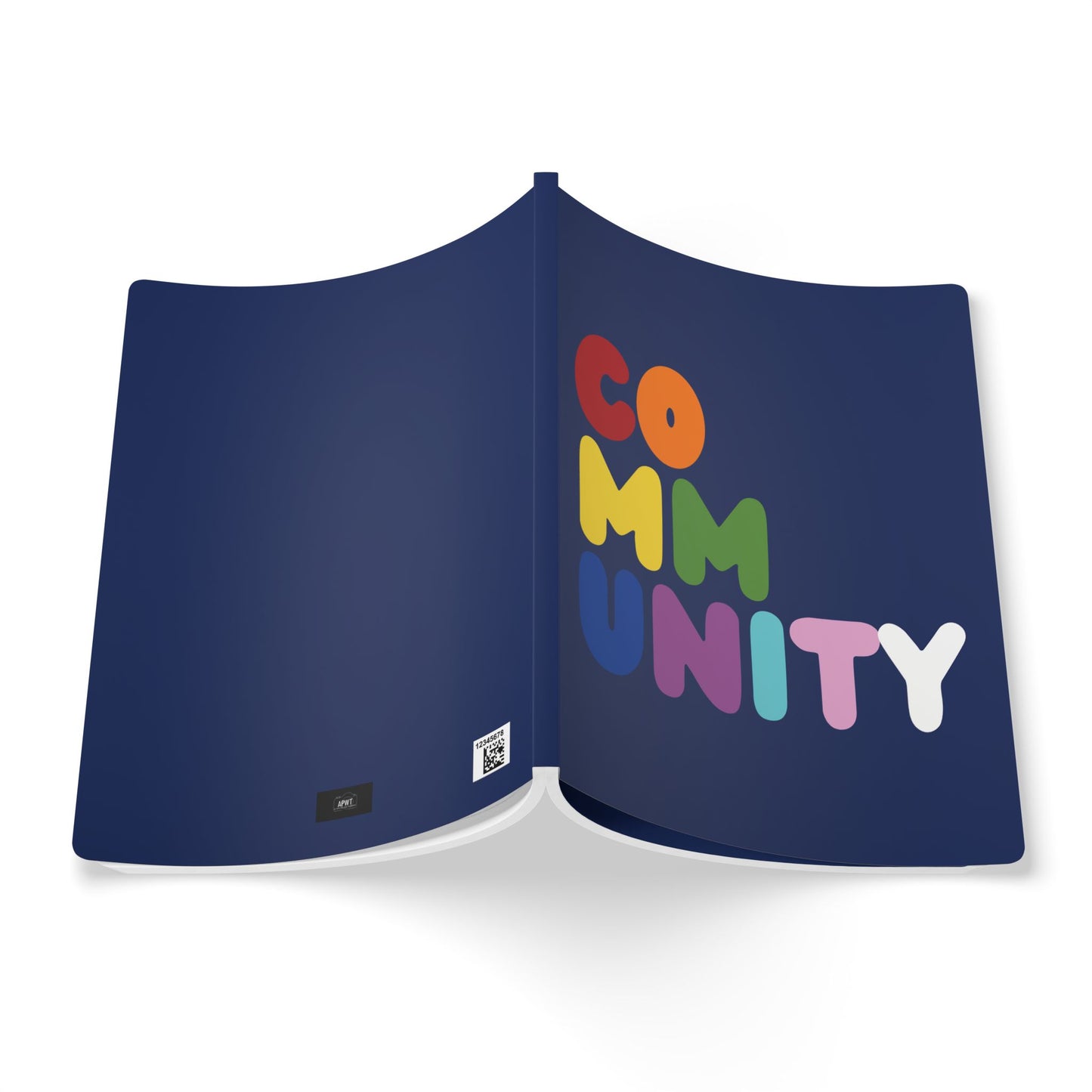 The outside of The Rainbow Community Soft Cover Journal (100 Pages) - The APWT Gift Shop