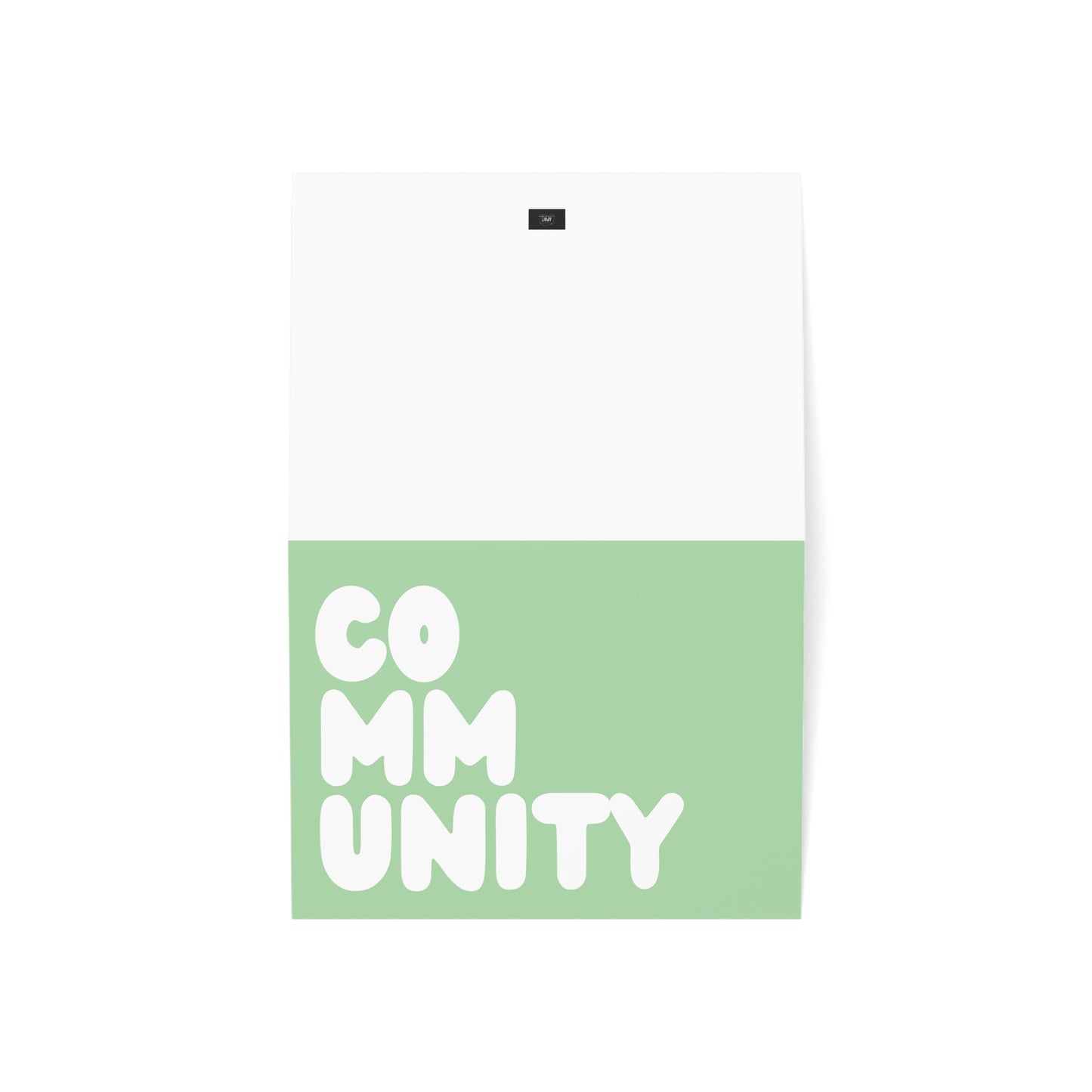 A Community in Mint Green Card Set - Available in 2 Sizes
