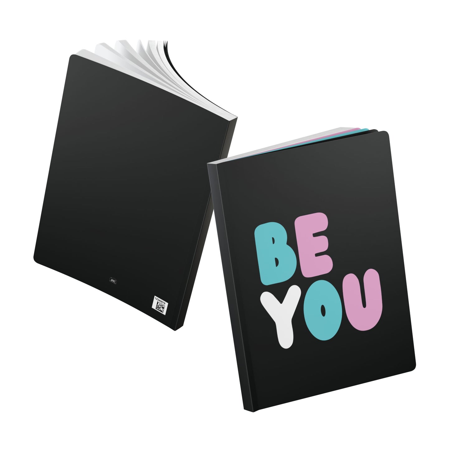 The front and back of The Be You T Soft Cover Journal (200 Pages) - The APWT Gift Shop