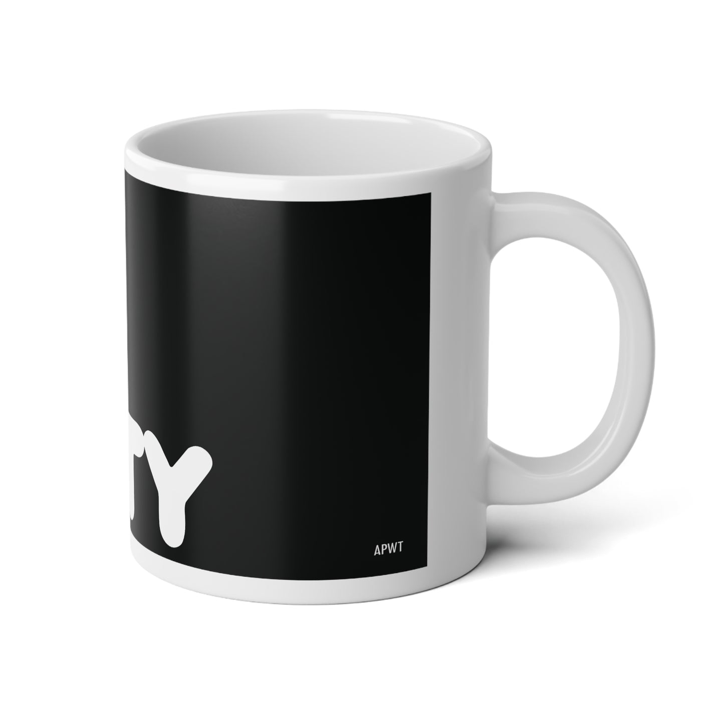 Community in Black and White Jumbo Mug - 20 Oz Mug