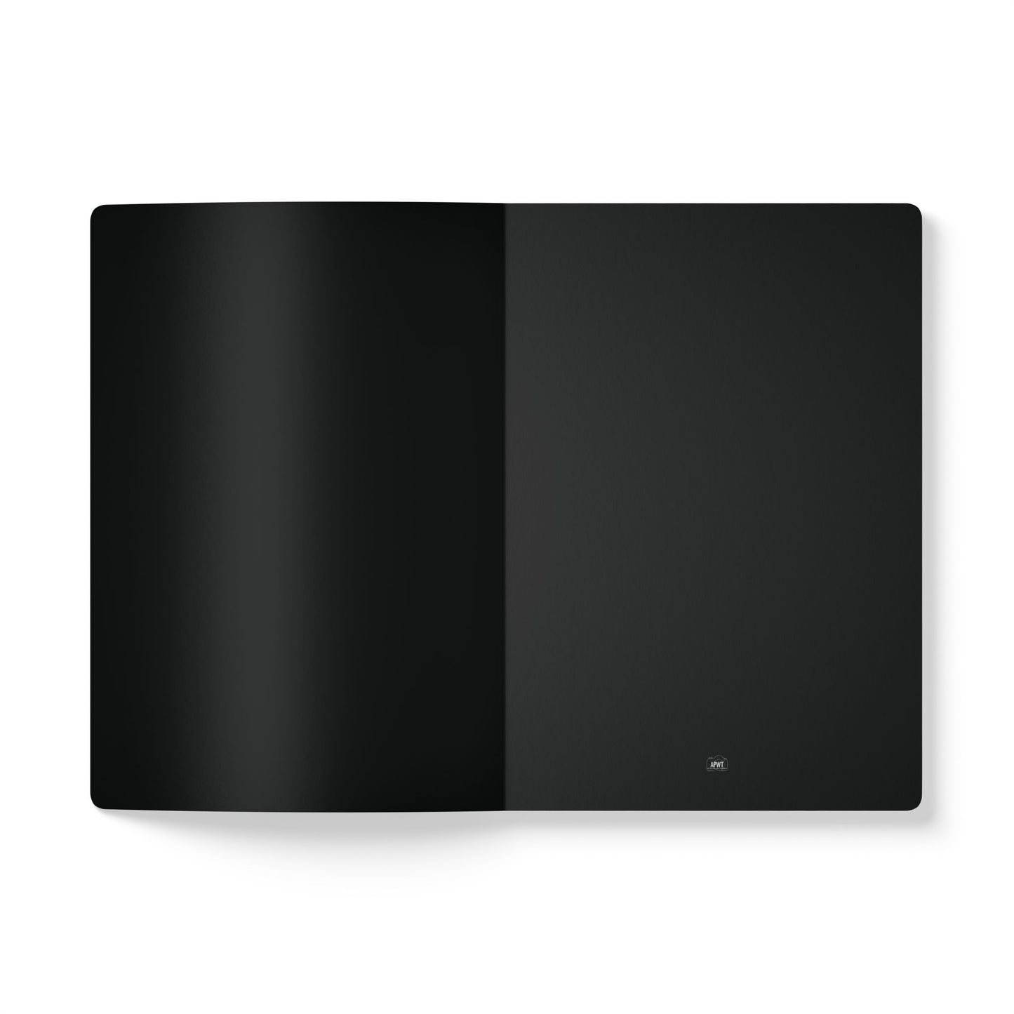 The inside front cover of a Community in Black and White Soft Cover Journal - The APWT Gift Shop