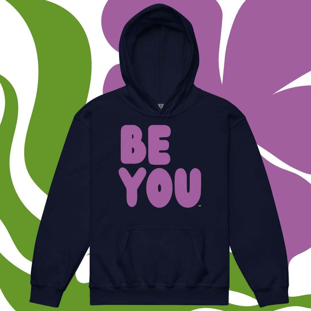 Be You Kids in Purple Unisex Hoodie - Available in Assorted Colors