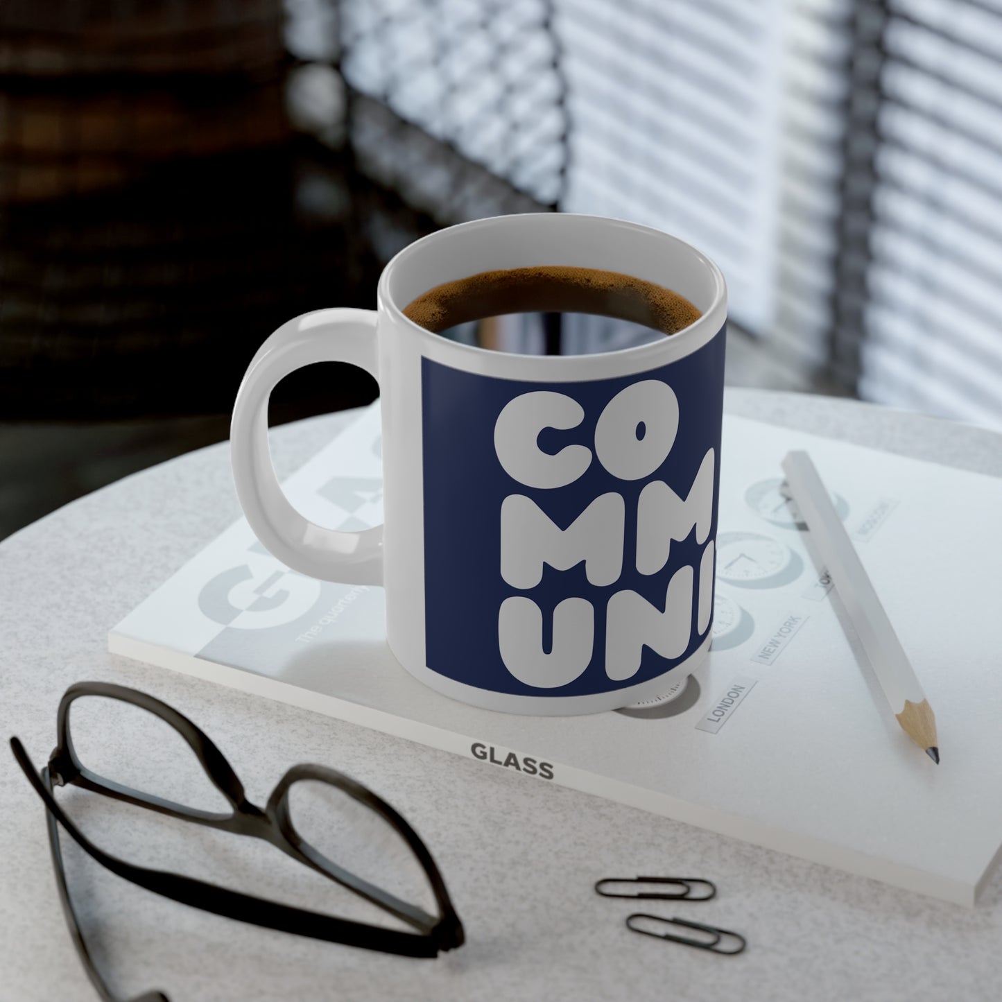 A Community in Dark Blue Jumbo Mug - 20oz Mug