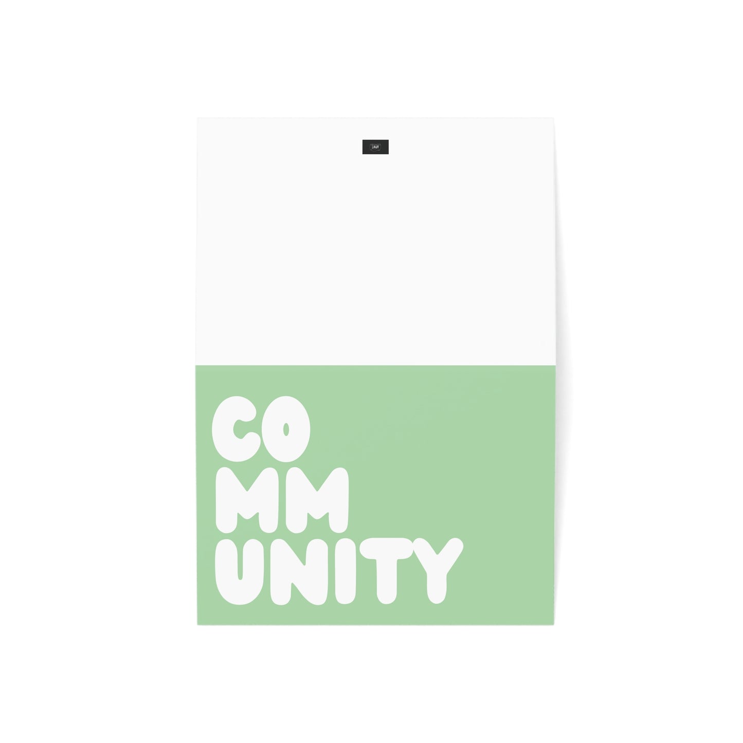 A Community in Mint Green Card Set - Available in 2 Sizes