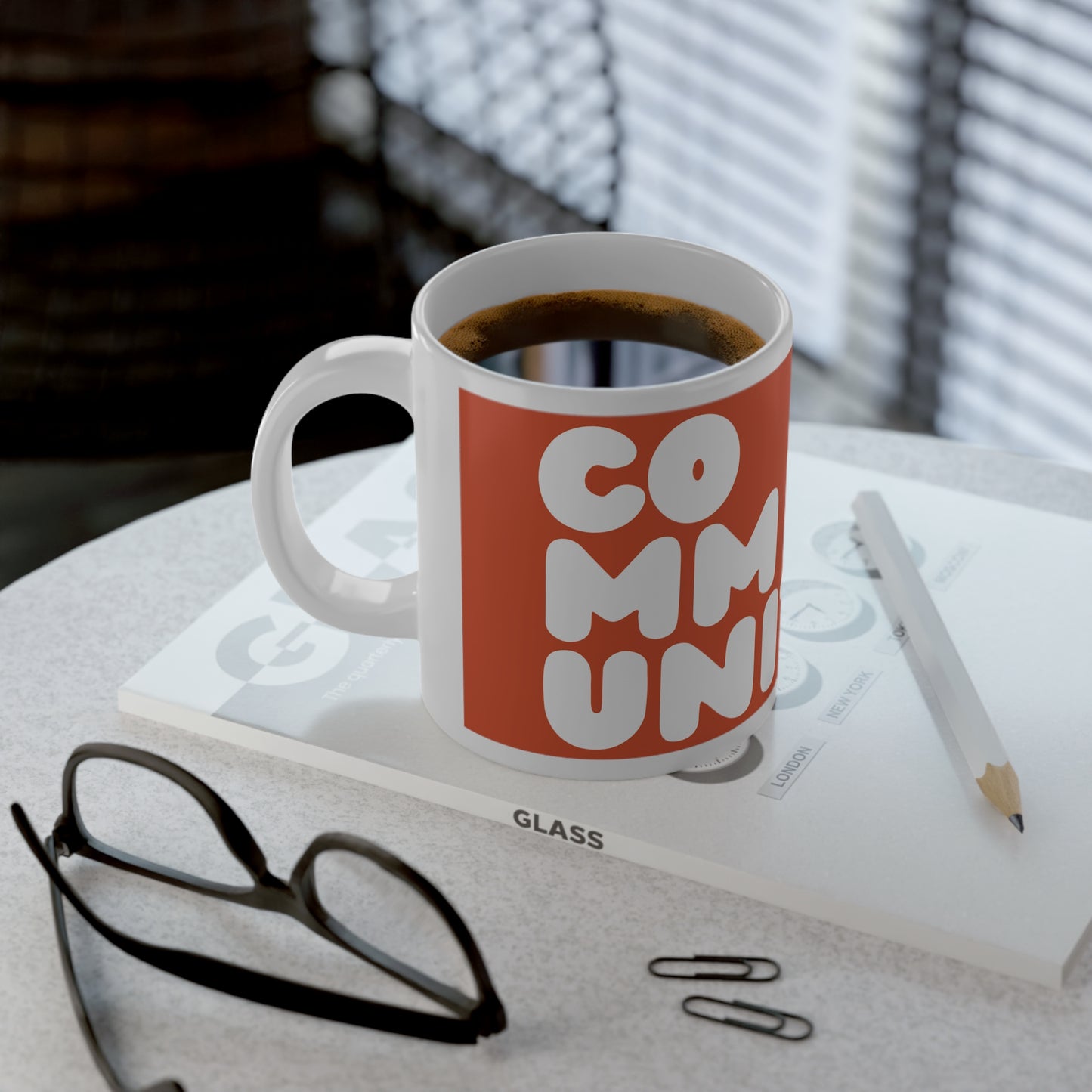 A Community in Tangerine Jumbo Mug - 20oz Mug