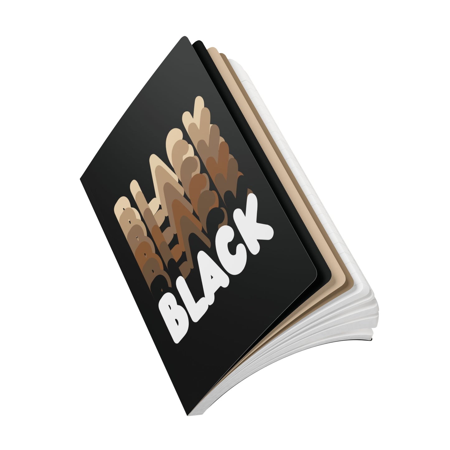 The side of the Shades in Black Soft Cover Journal (200 Pages) - The APWT Gift Shop