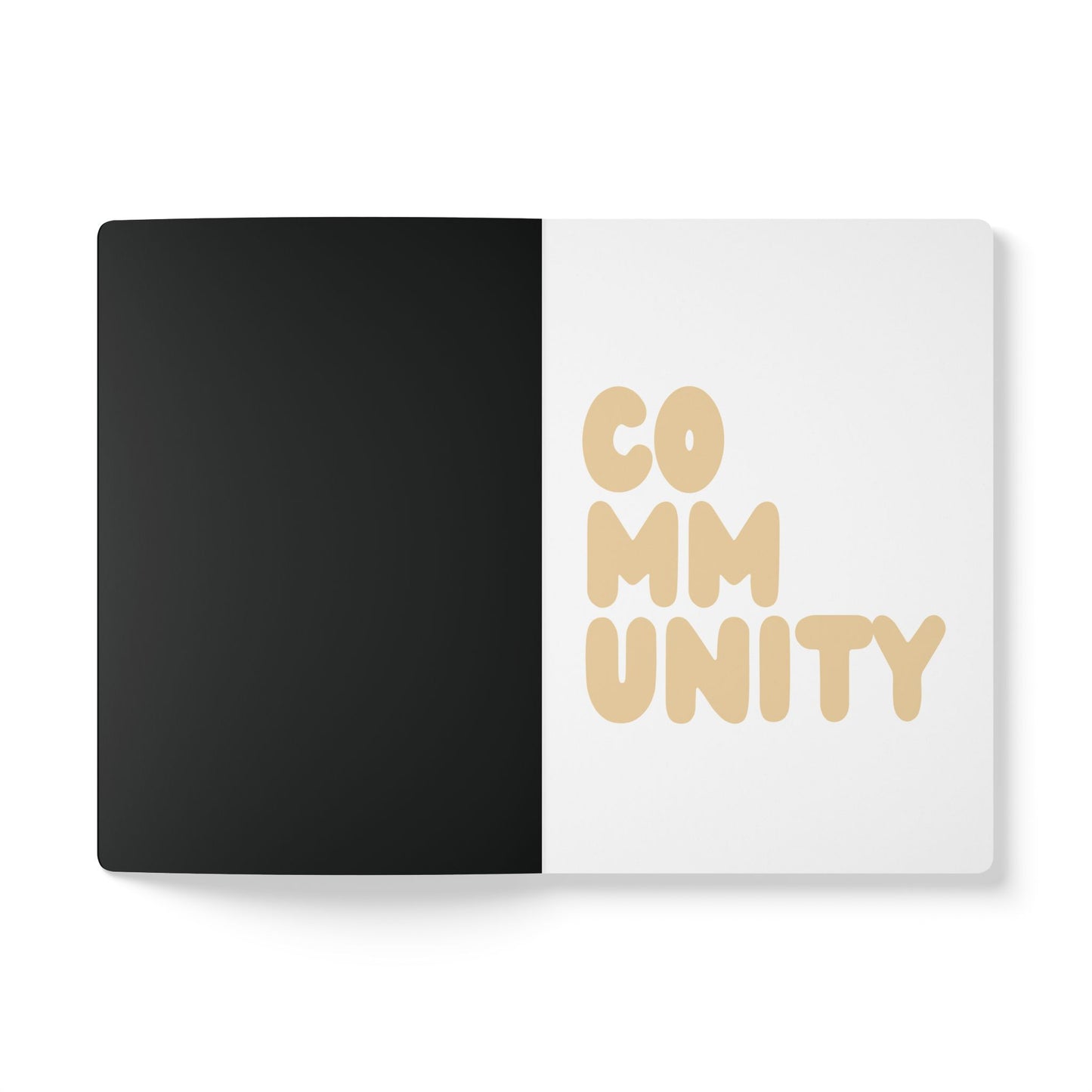 The first page of the Community Soft Cover Journal - The APWT Gift Shop