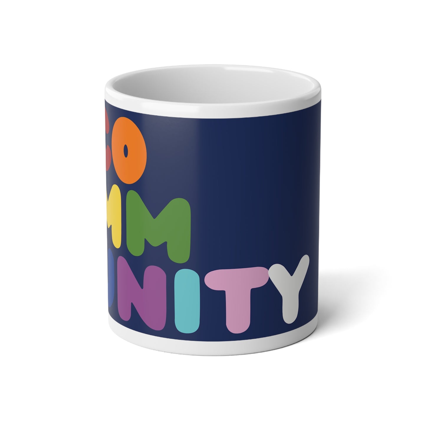 The Rainbow Community Jumbo Mug - The APWT Gift Shop