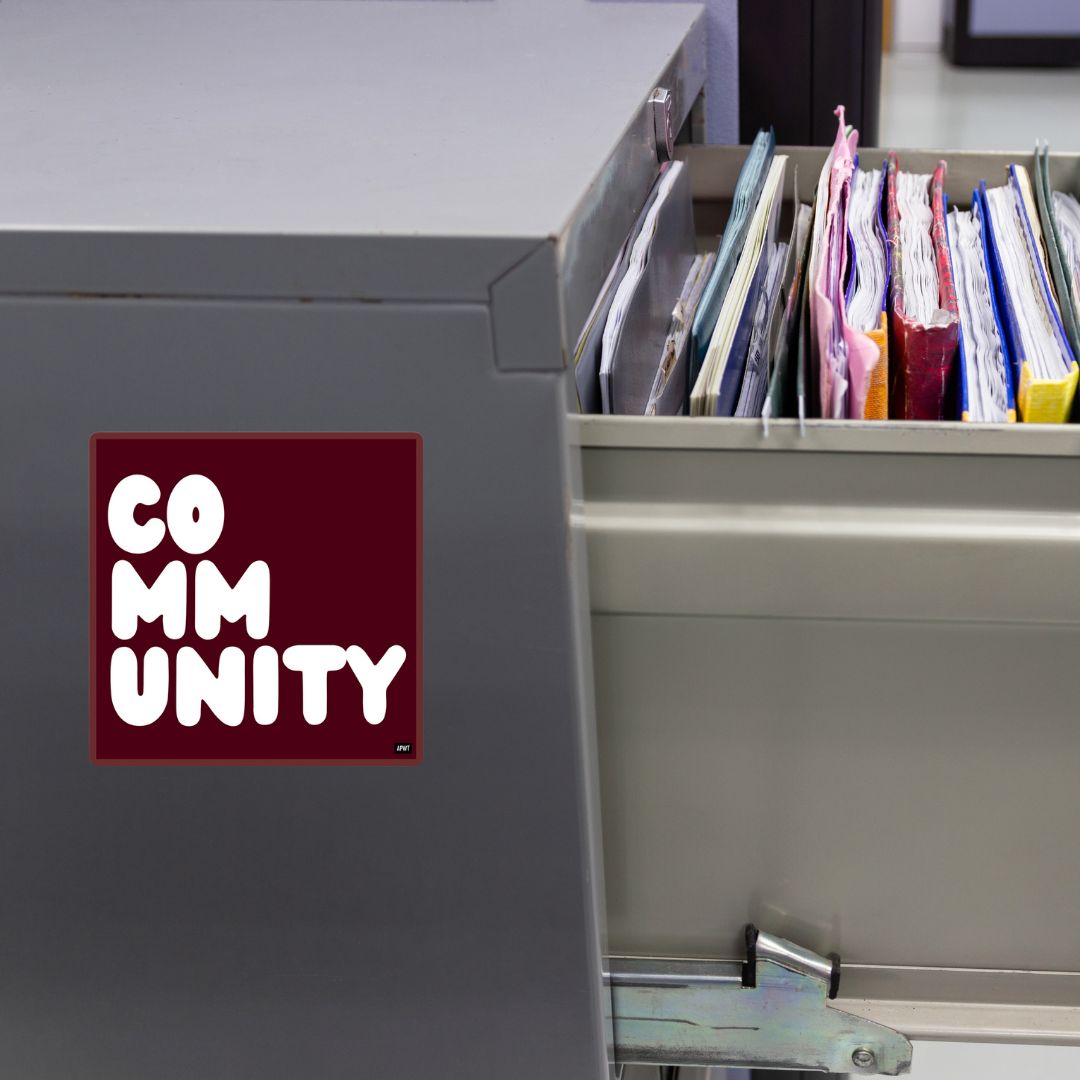 A Community in Wine Vinyl Sticker