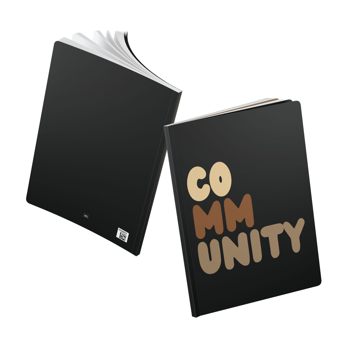 The front and back of the Community Soft Cover Journal (100 Pages) - The APWT Gift Shop