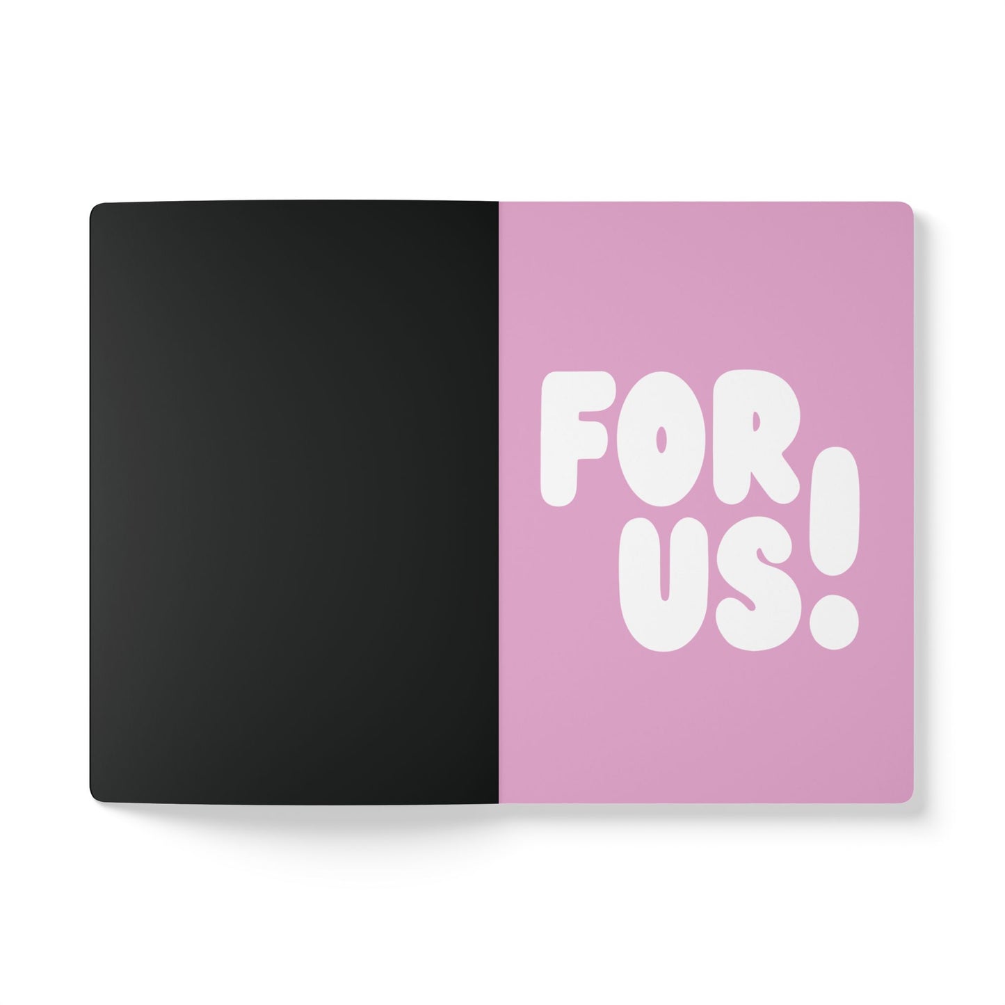 For Us with a T Soft Cover Journal