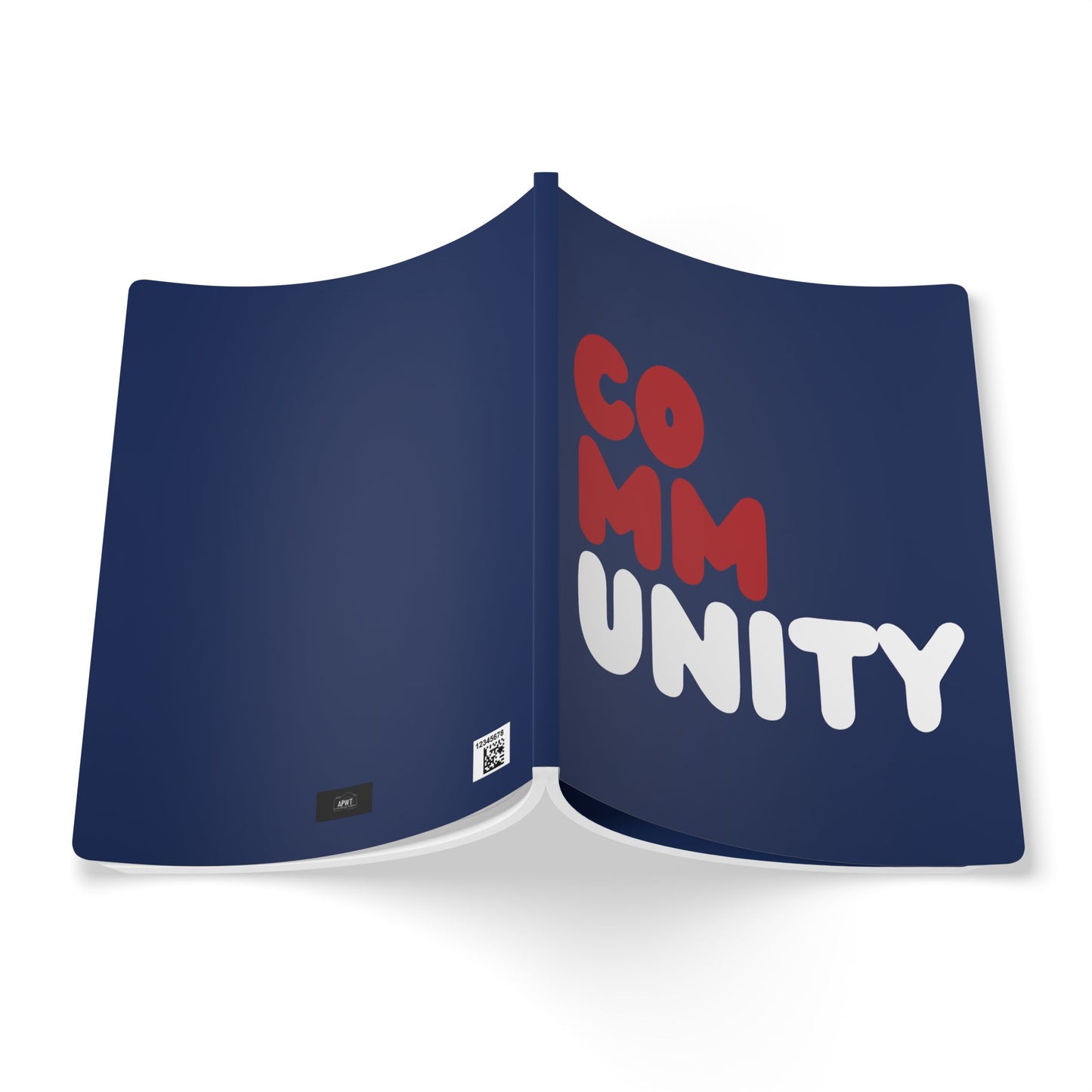 The outside of the Community Fracture Soft Cover Journal (100 Pages) - The APWT Gift Shop