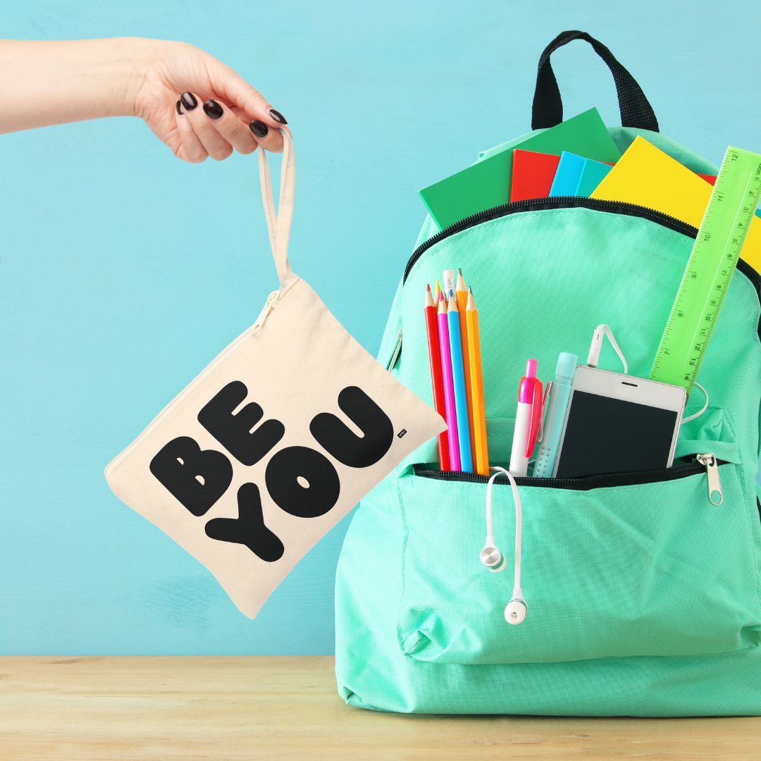 Be You in Black Small All-Purpose Accessories Pouch