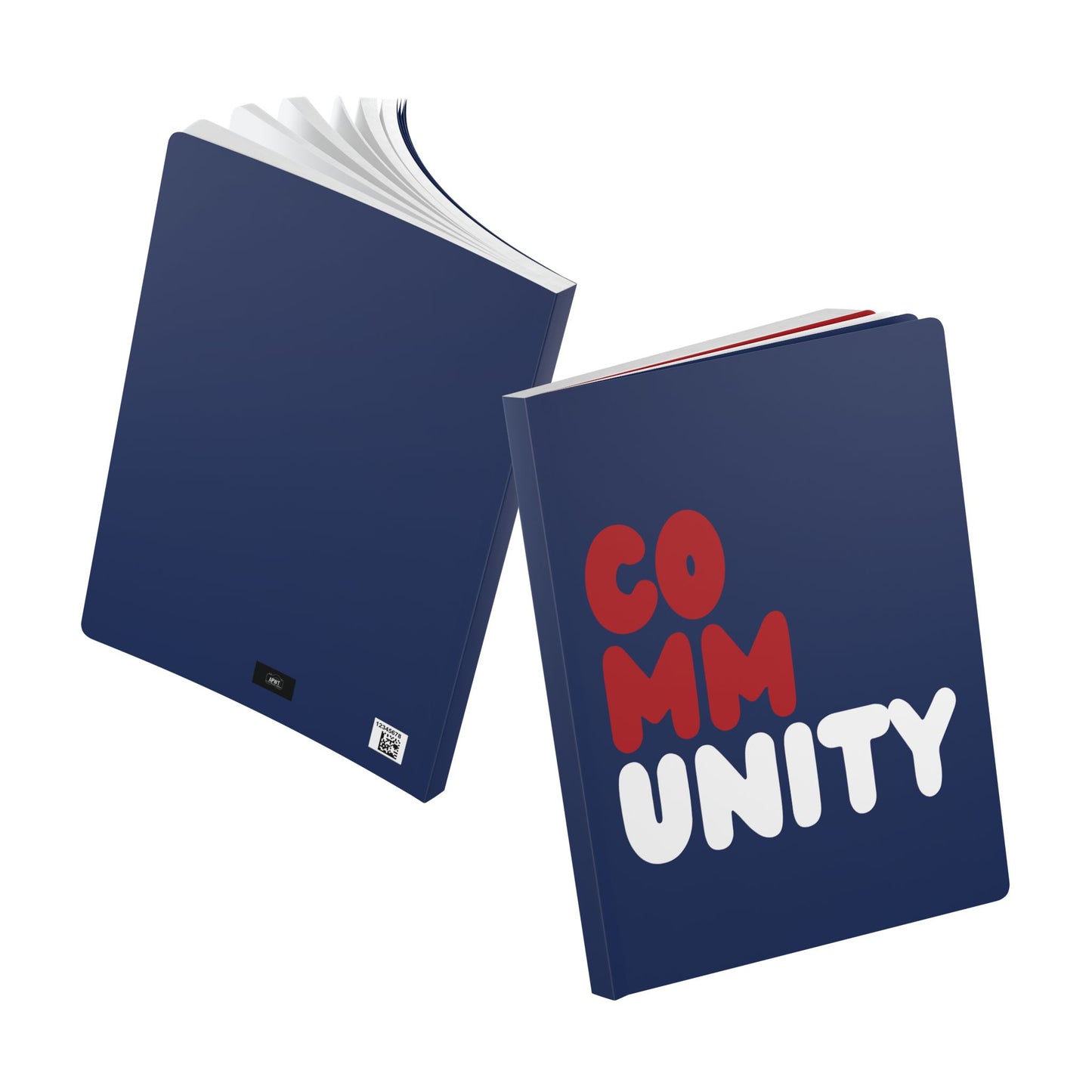The front and back of the Community Fracture Soft Cover Journal (200 Pages) - The APWT Gift Shop