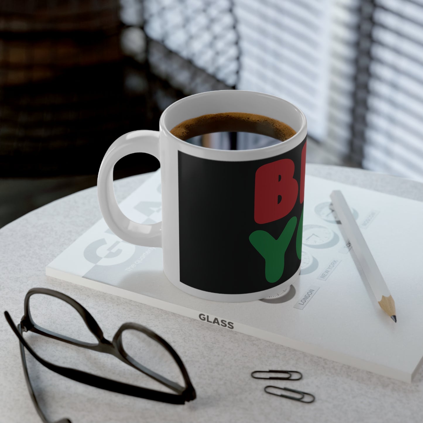 Be You in Black Jumbo Mug - 20 Oz Mug