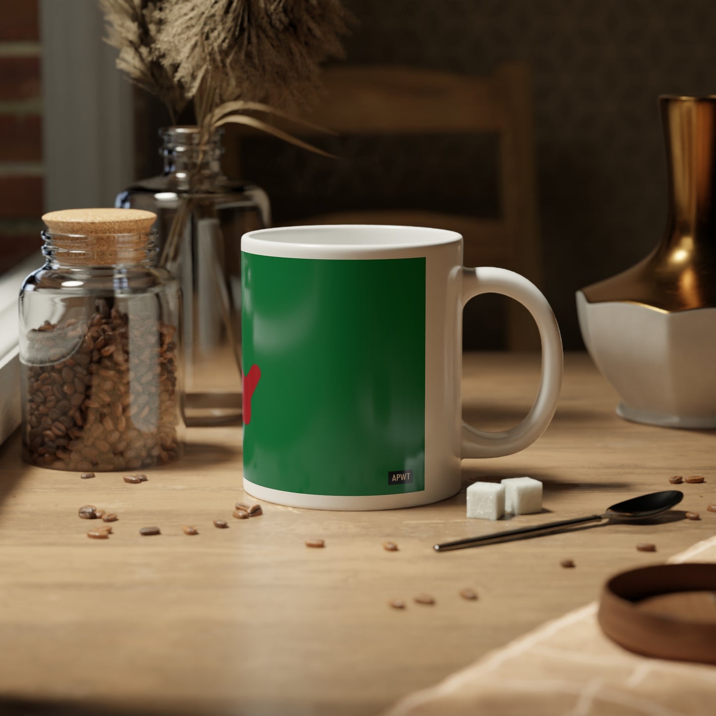 The Green Holiday Jumbo Mug - The APWT Gift Shop