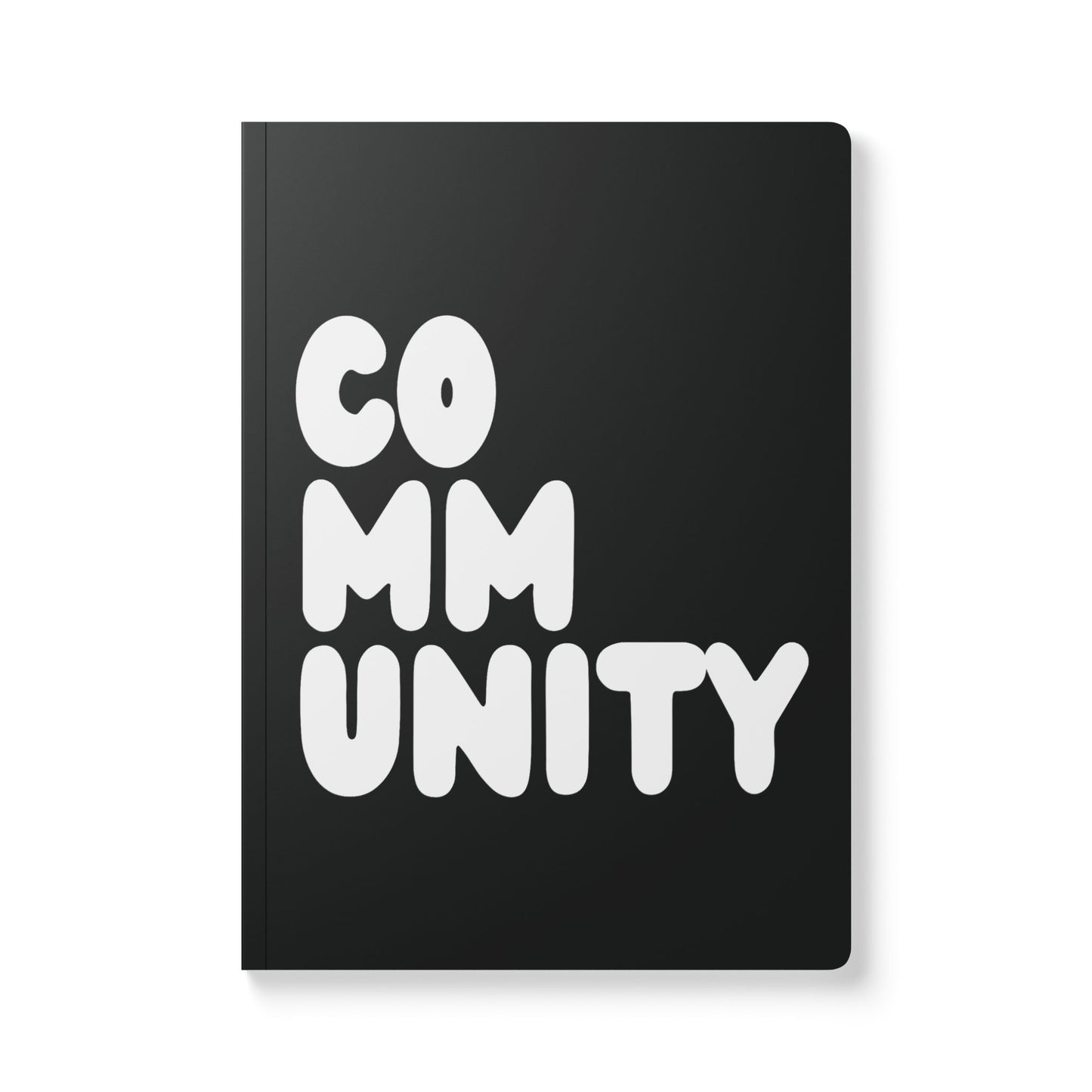 Community in Black and White Soft Cover Journal - The APWT Gift Shop