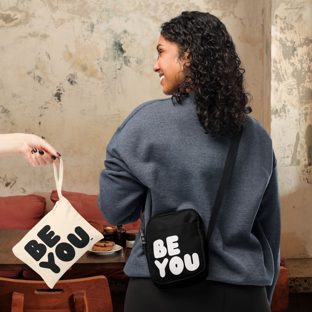 Be You in Black Small All-Purpose Accessories Pouch