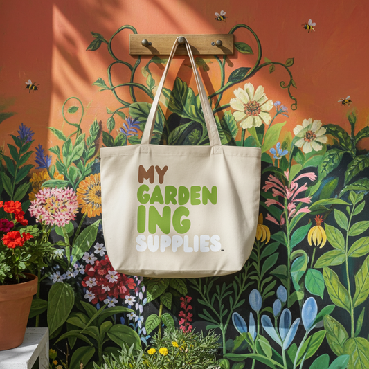 My Gardening Supplies Jumbo Tote Bag