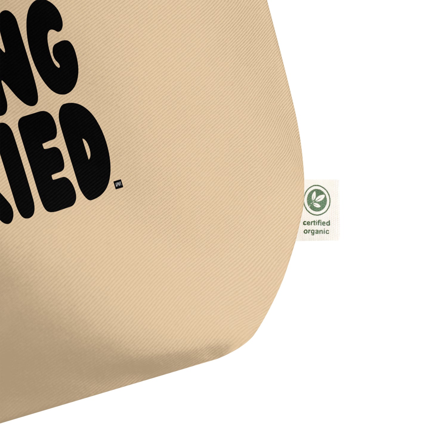 Getting Married Jumbo Tote Bag from the APWT Gift Shop Label