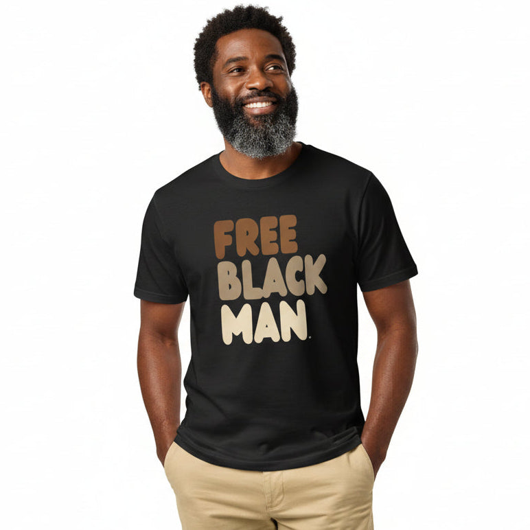 Free Black Man Premium Unisex T-Shirt - Available in Assorted Colors
