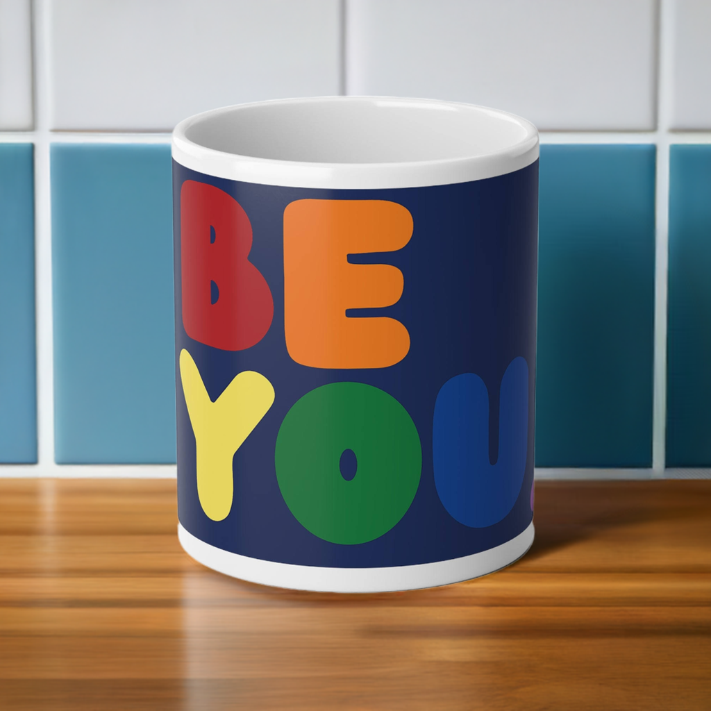 Rainbow Be You Jumbo Mug - 20 Oz Mug