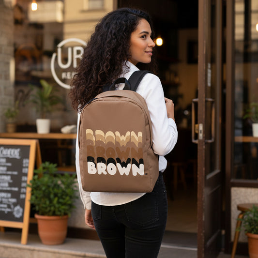 Shades in Brown Backpack