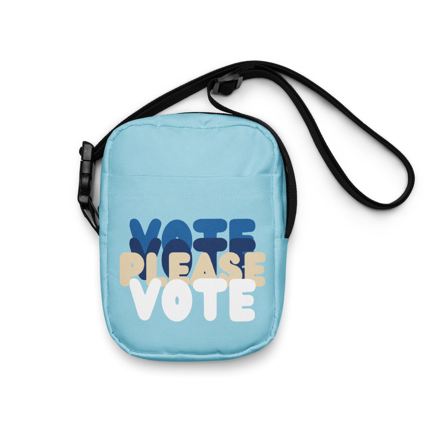 Please Vote in Blue Small Crossbody Bag - The APWT Gift Shop