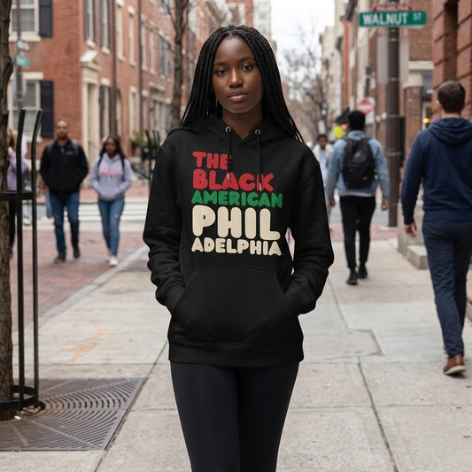 The Black American Philadelphia Premium Unisex Hoodie