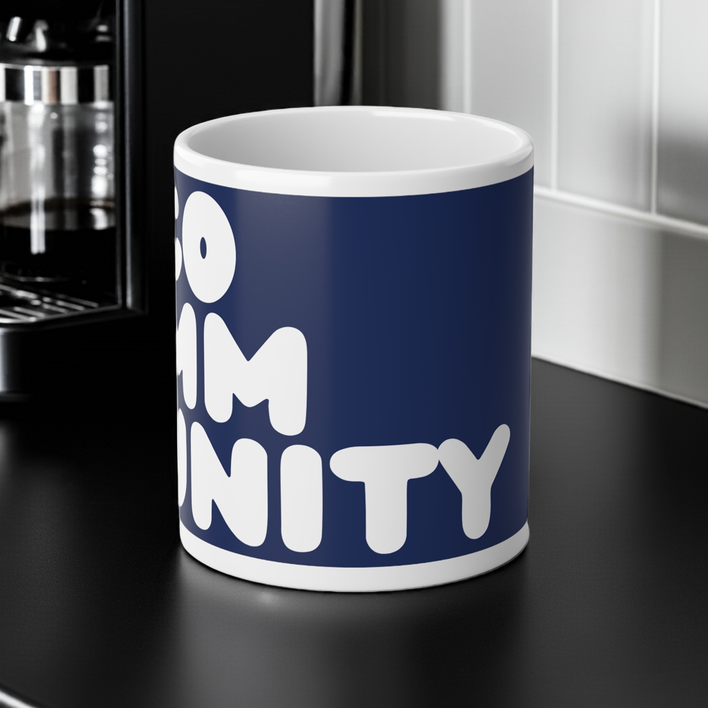 A Community in Dark Blue Jumbo Mug - 20oz Mug