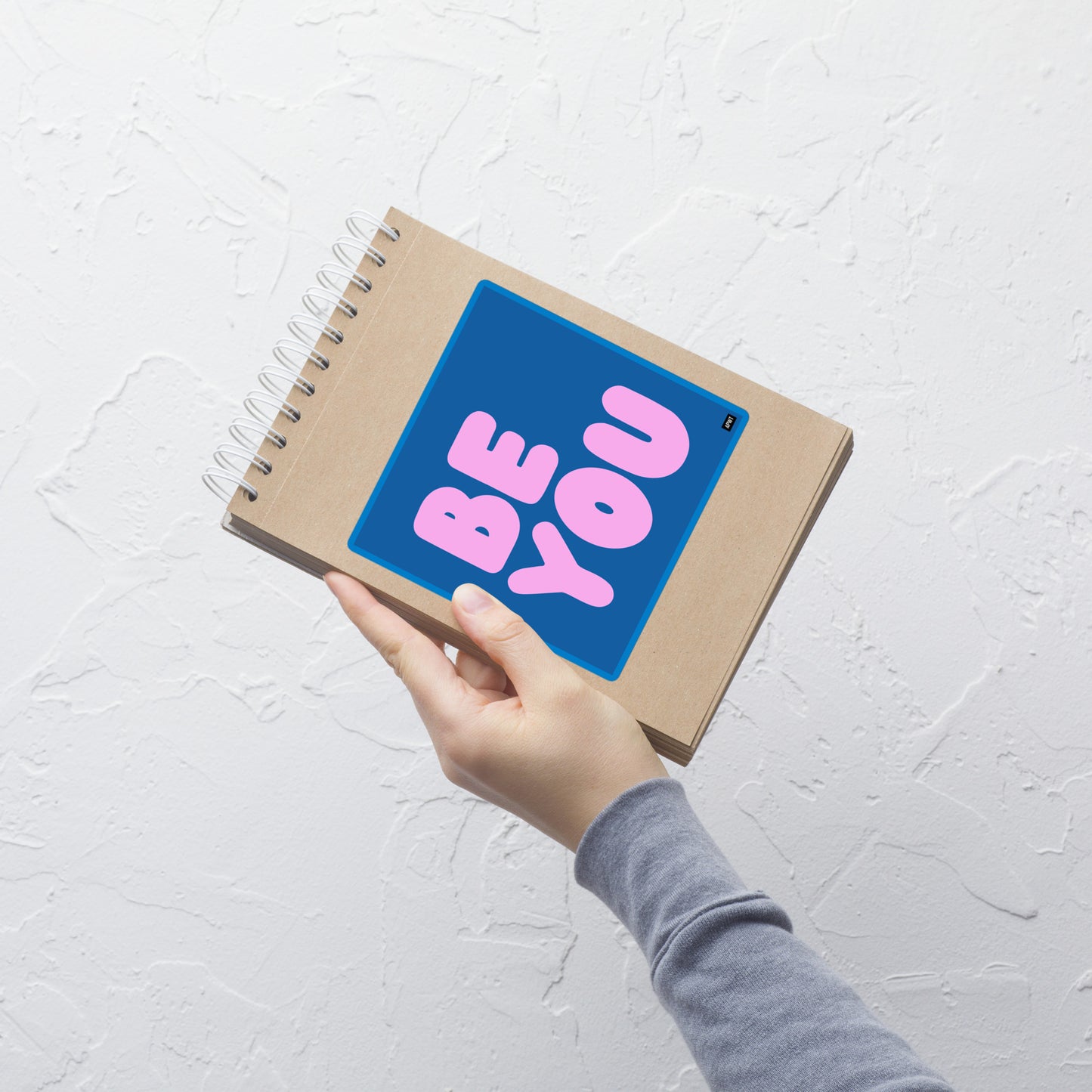 Be You in Blue and Pink Vinyl Sticker