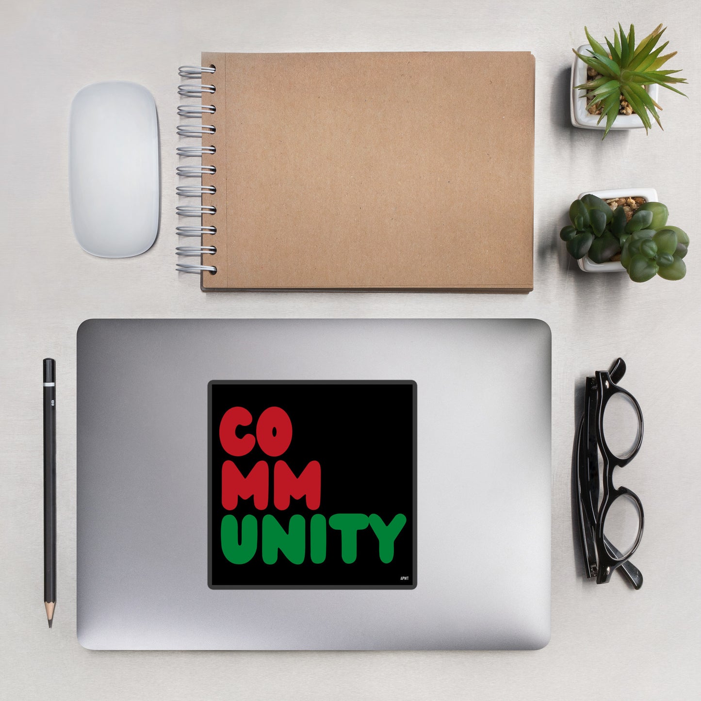 Black Community Vinyl Sticker
