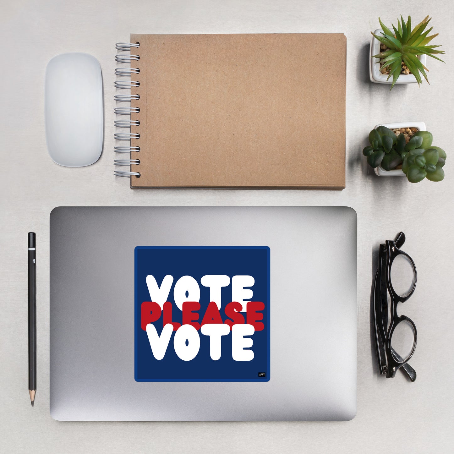Please Vote Vinyl Sticker