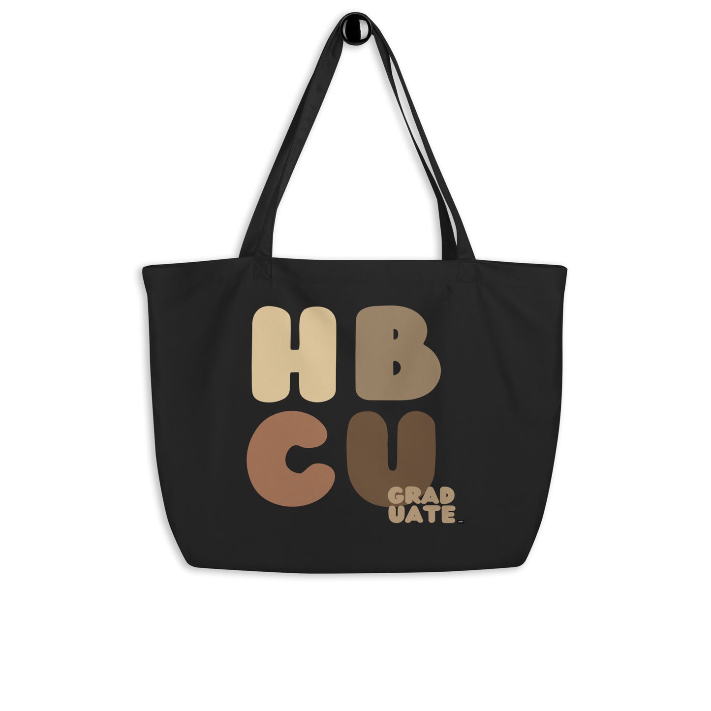 HBCU Graduate Jumbo Black Tote Bag - The APWT Gift Shop