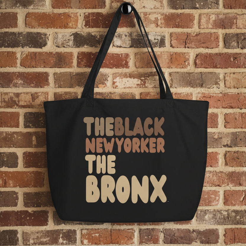 The Black New Yorker The Bronx Jumbo Black Tote Bag