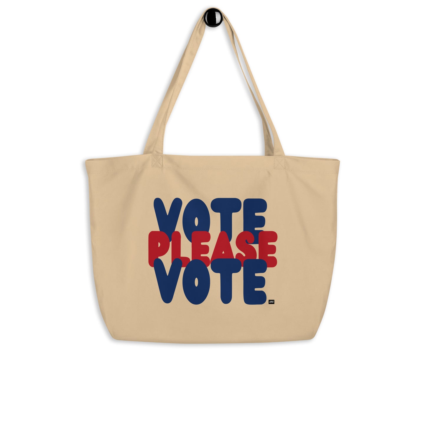 Please Vote Jumbo Tote Bag - The APWT Gift Shop