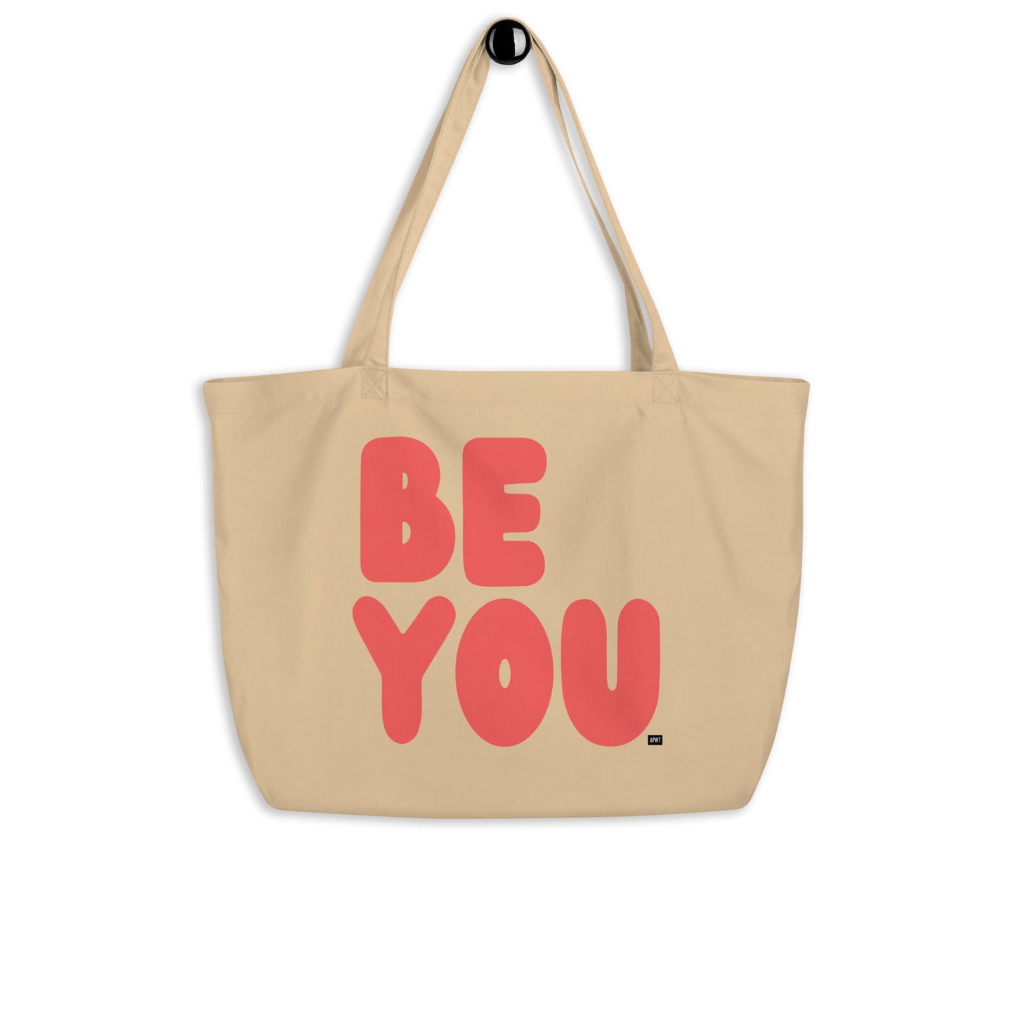 Be You in Grapefruit Jumbo Tote Bag - The APWT Gift Shop