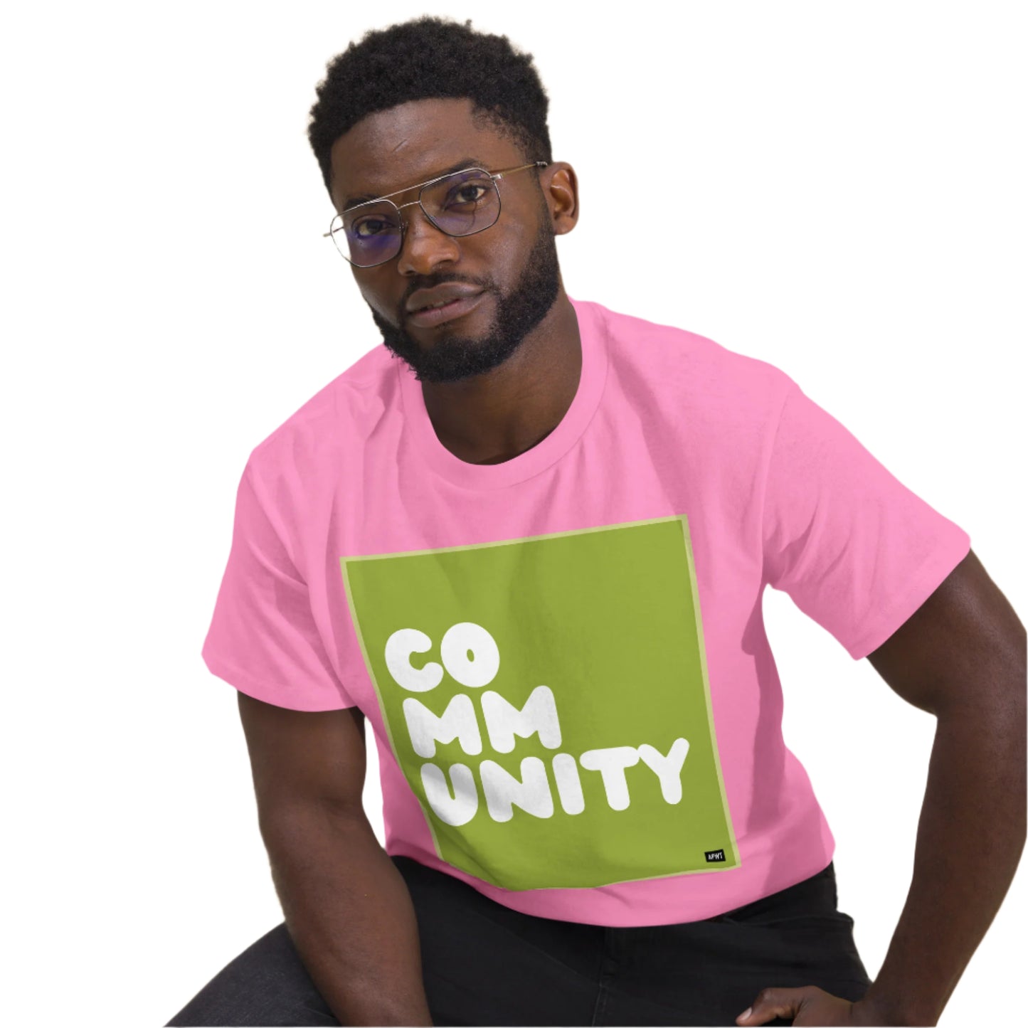 A Community in Lime Green Unisex T-Shirt - Available in Assorted Colors